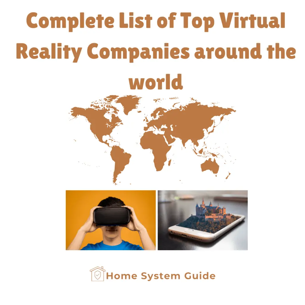 Complete List of Top Virtual Reality Companies around the world