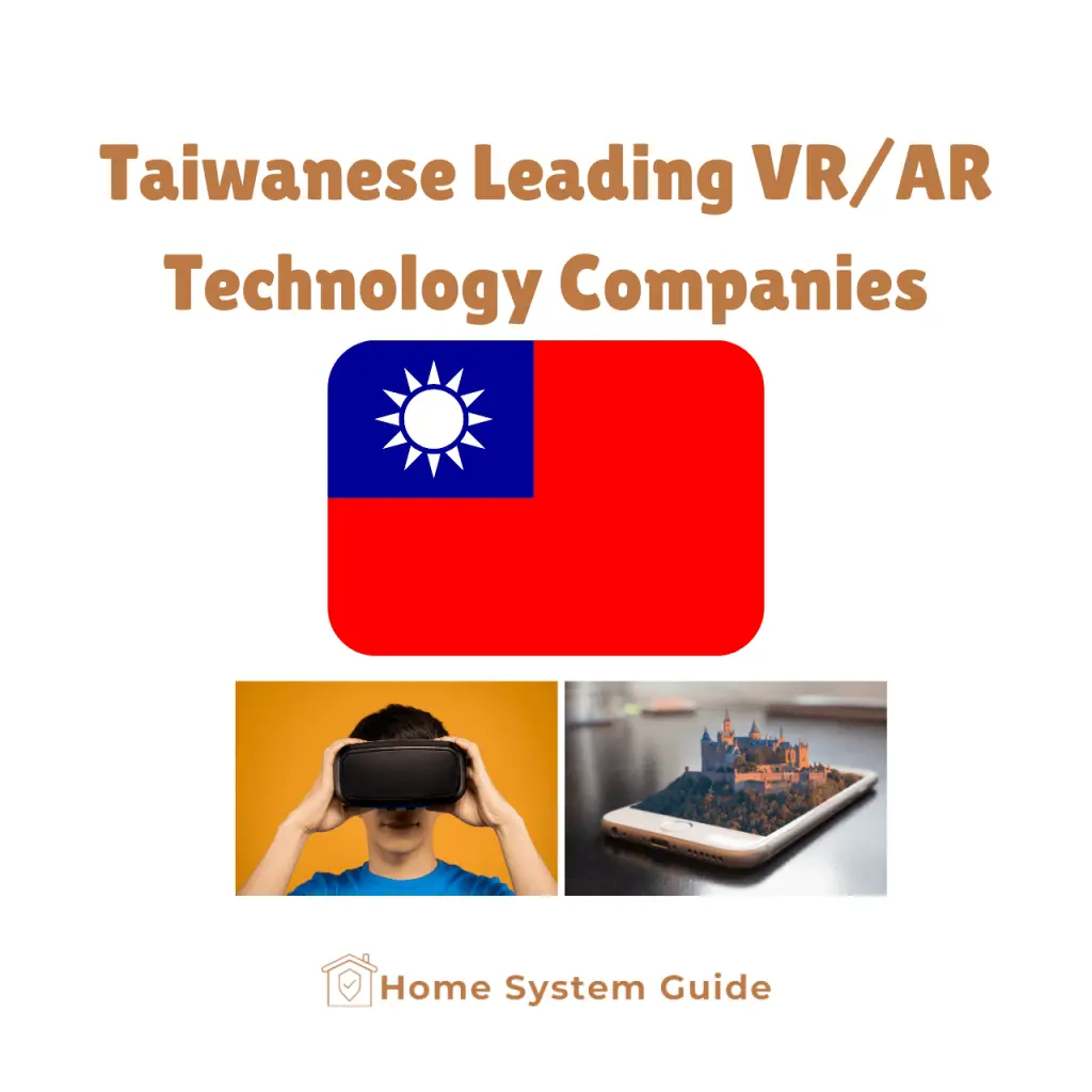 Taiwanese Leading VRAR Technology Companies